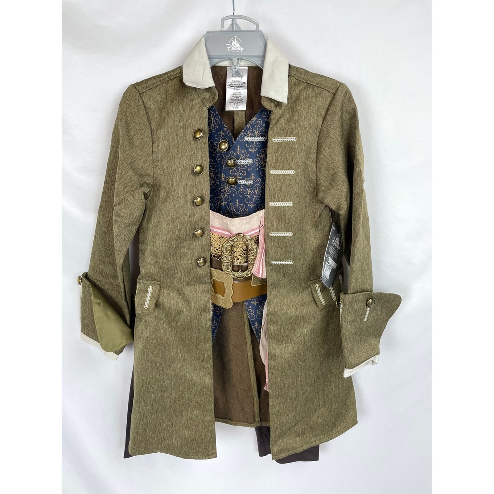 NWT Disney Parks Pirates of the Caribbean Boy 7/8 Jack Sparrow Halloween Costume